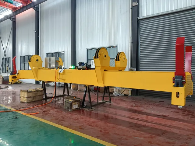 Hydraulic Telescopic Spreader with Hydraulic Guide Plates