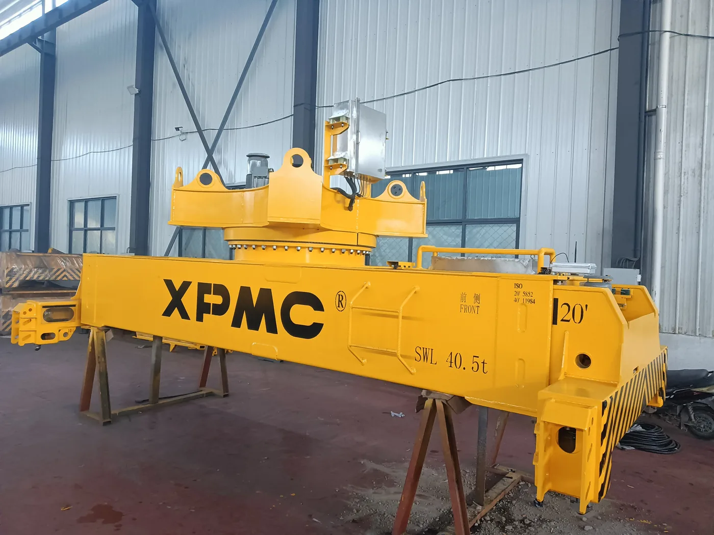Single Hook Electric Telescopic Rotary Traversing Spreader