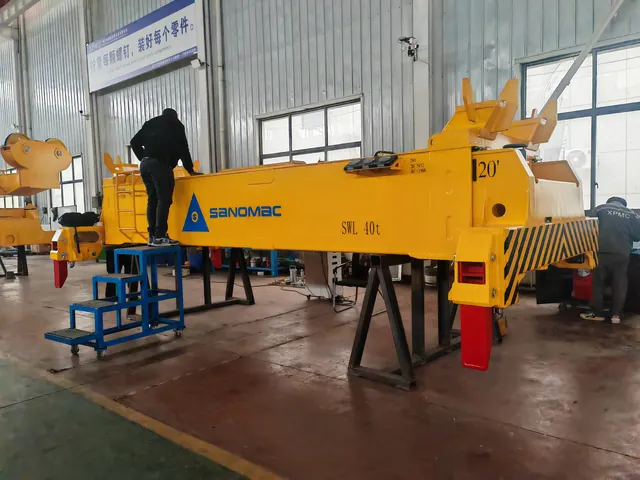Twistlock Plate Electric Telescopic Spreader view 2